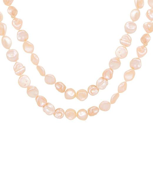 Splendid Multicolor 6-8mm Keshi Pearl Necklace