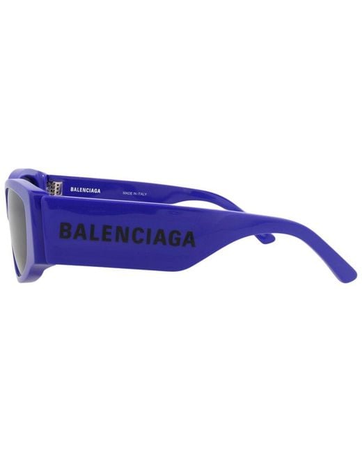 Balenciaga Blue 58Mm Sunglasses