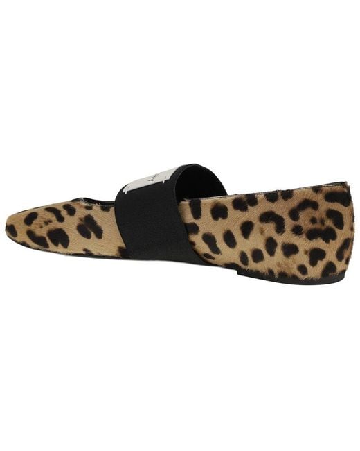 Givenchy Black Leather Ballerina Flat