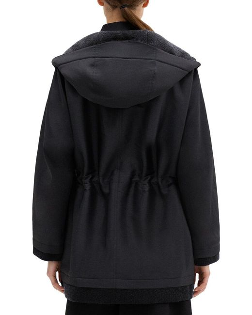 Theory Black Cyber Parka