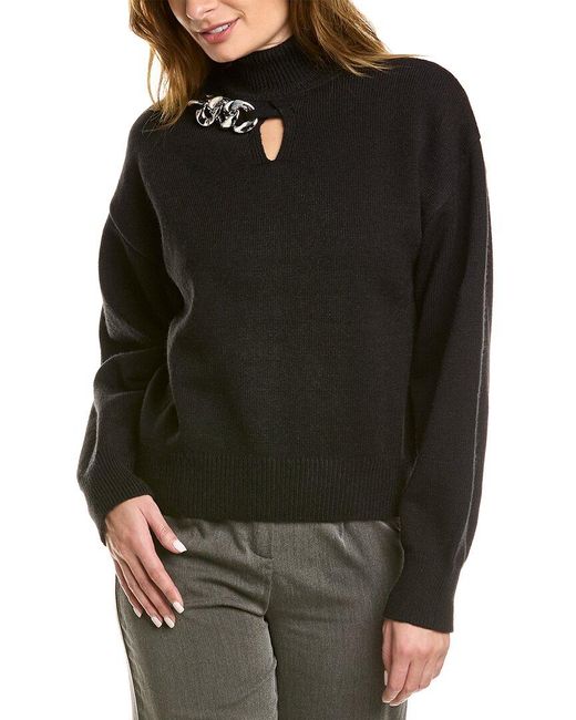 Avantlook Black Chain Detail Sweater