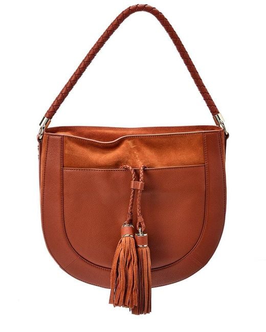Ted Baker Brown Parcia Large Leather Hobo Bag