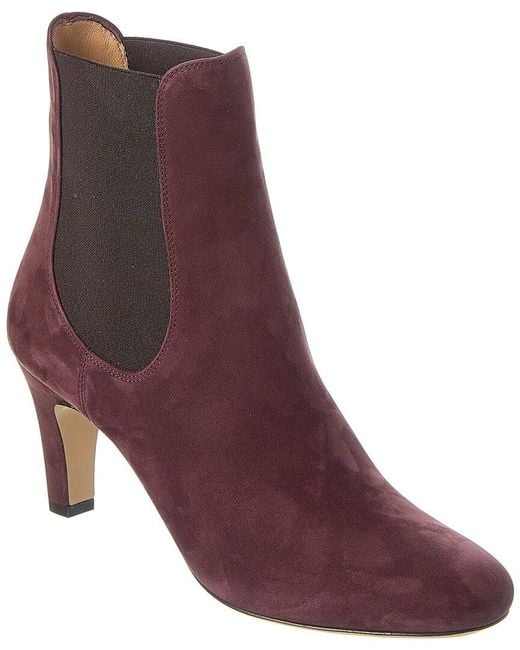 Ferragamo Purple Tenny Suede Boot