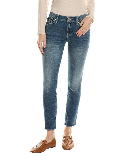 7 For All Mankind Blue Roxanne Petunia Ankle Jean