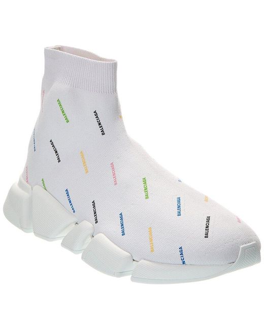Balenciaga White Speed 2.0 Sneaker for men