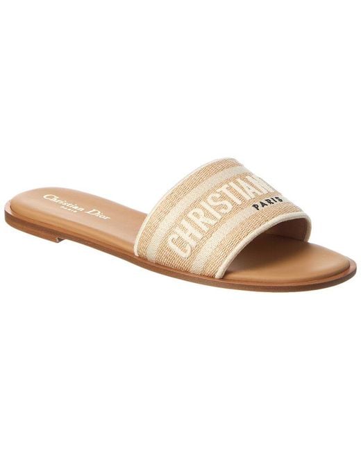 Dior White Dway Slide