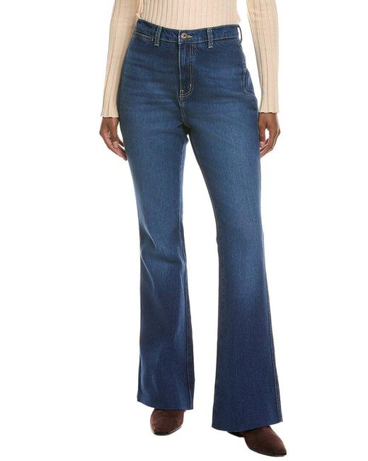 Johnny Was Blue Medium Rinse Flare Jean