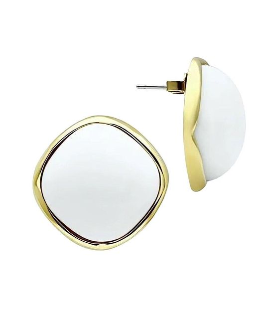 Alamode Jewelry Metallic Plated Earring