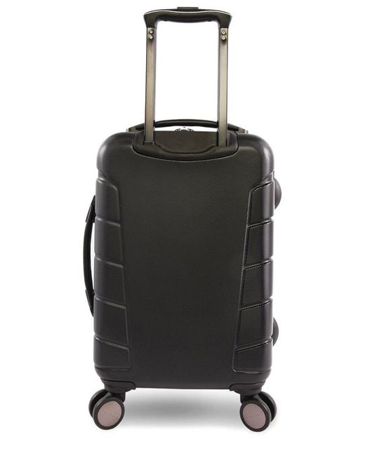 Perry Ellis Black Tanner 21in Carry-on Spinner Luggage
