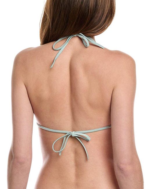 Solid & Striped Green The Iris Ring Bikini Top