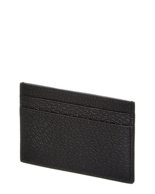 Gucci Black GG Marmont Leather Card Holder for men