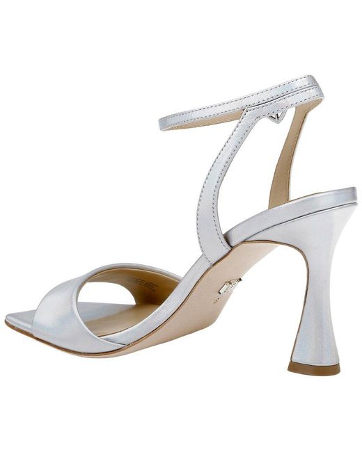 Badgley Mischka Metallic Cady Leather Sandal