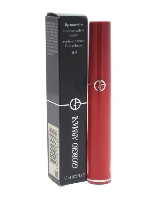 Giorgio Armani Red 0.22Oz Chinese Lacquer Lip Maestro Intense Velvet Color