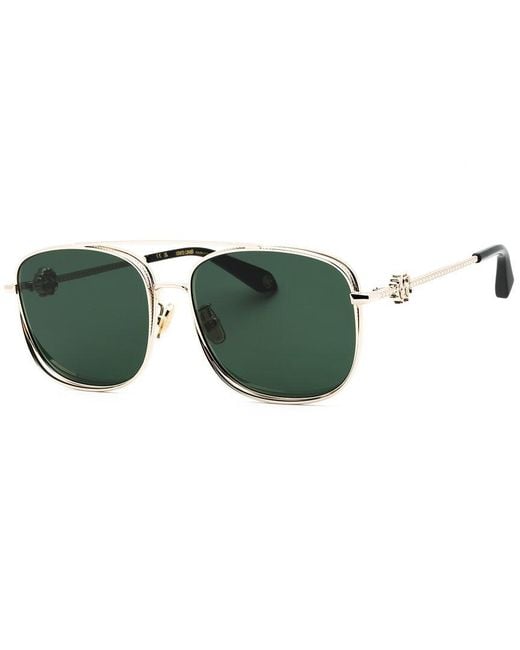 Roberto Cavalli Green Philipp Plein 59Mm Sunglasses