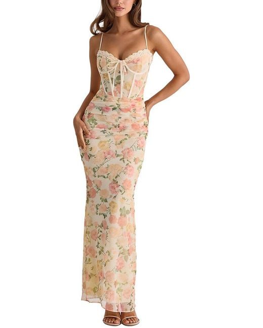 LEON GORI Multicolor Maxi Dress