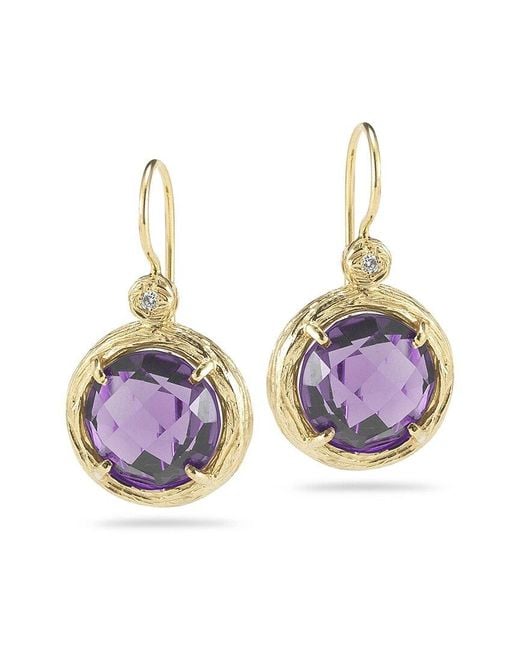 Reiss Multicolor 14K 6.03 Ct. Tw. Diamond Earrings