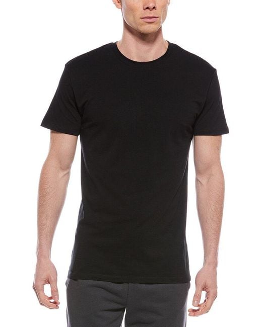 Tommy John Black Set Of 2 Modern Fit Crewneck Undershirt for men