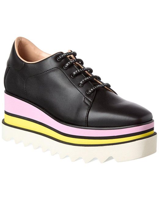 Stella McCartney Black Elyse Platform Sneaker