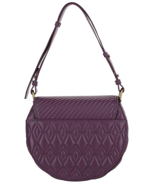 Just Cavalli Purple Icon Shoulder Bag