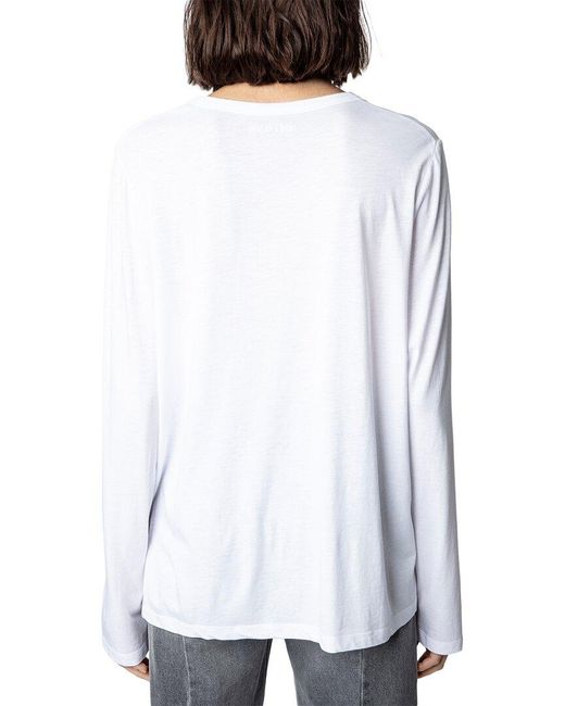 Zadig & Voltaire White Alea T-shirt