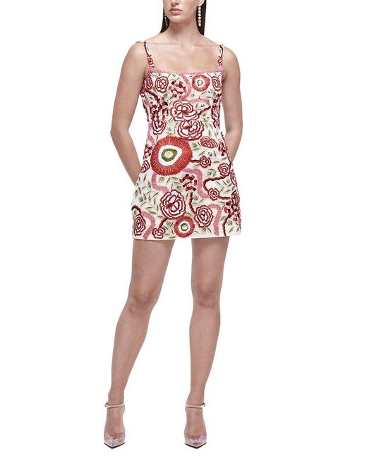 Rachel Gilbert Red Gigi Mini Dress