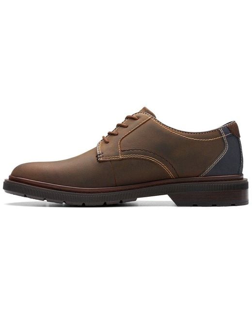 Clarks Brown Burchill Oxford for men