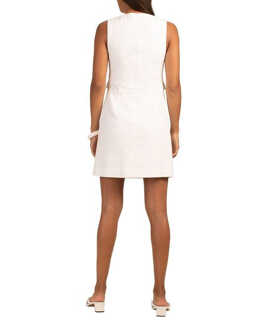 Trina Turk White Atrina Mini Dress