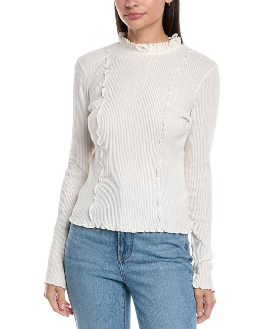 Nation Ltd White Gizelle Top