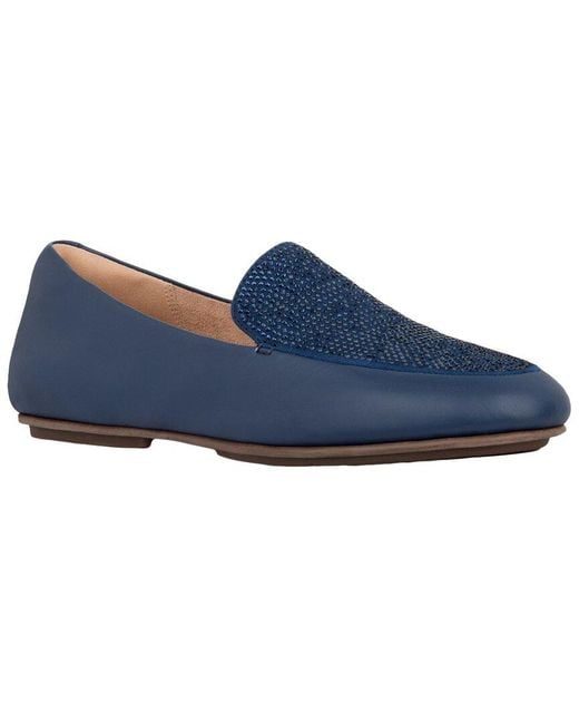 Fitflop Blue Lena Leather Loafer