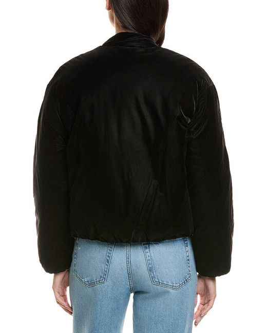 Apparis Black Leni Padded Bomber