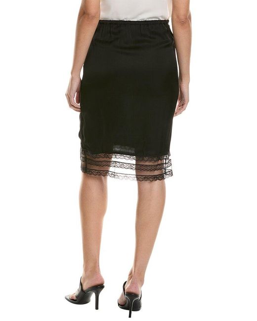 Harper Black Midi Skirt