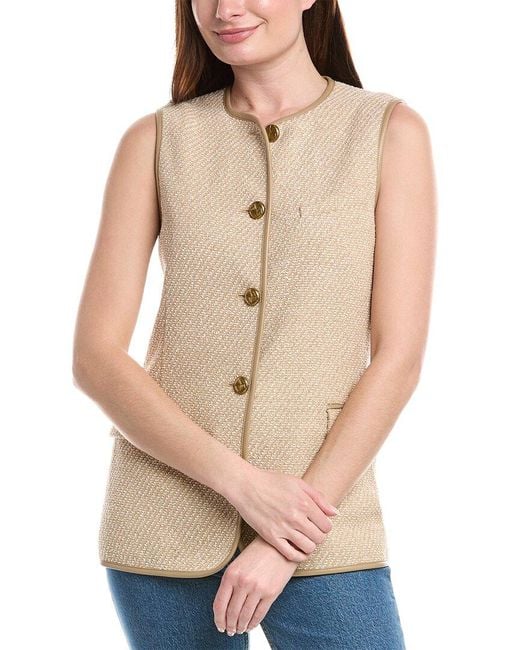 Rag & Bone Natural Bartlet Tweed Vest