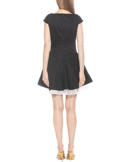 Alexia Admor Black Aleena A-line Dress