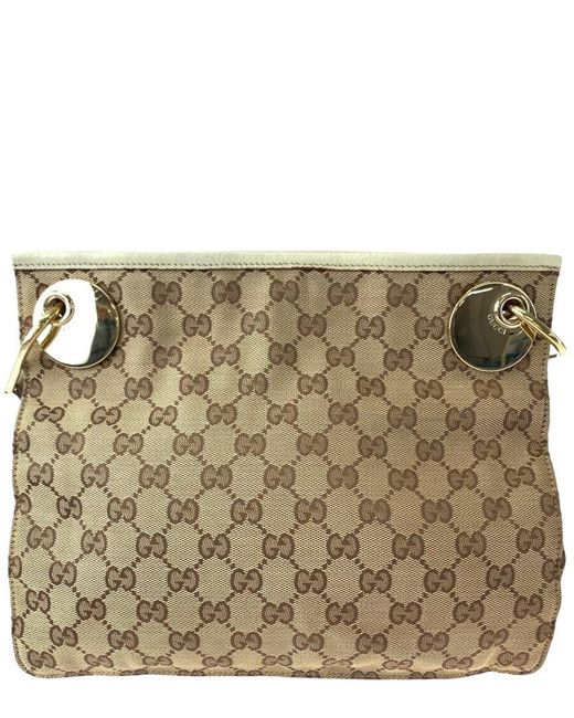 Gucci Multicolor Brown GG Canvas Shoulder Bag (authentic Pre-loved)