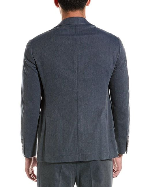 Brunello Cucinelli Blue Suit Jacket for men