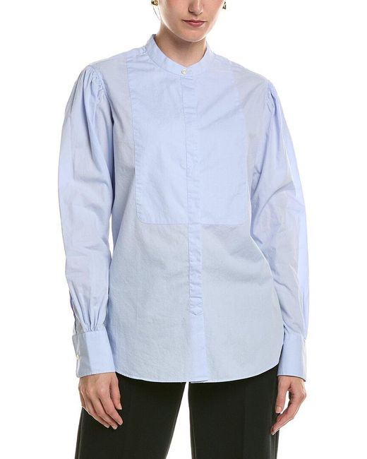 Officine Generale Blue Edith Shirt