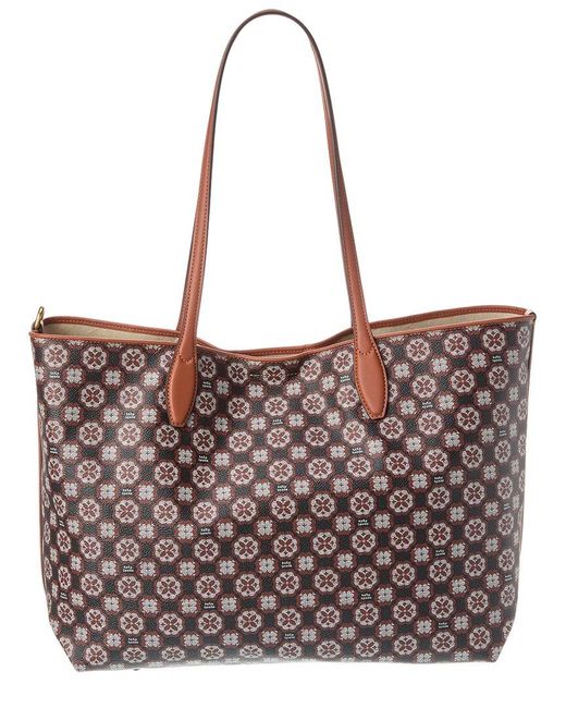 Kate Spade Spade Flower Monogram Coated Canvas Medium Tote in