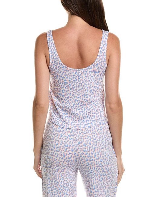 Pj Salvage Blue Animal Lover Tank Top