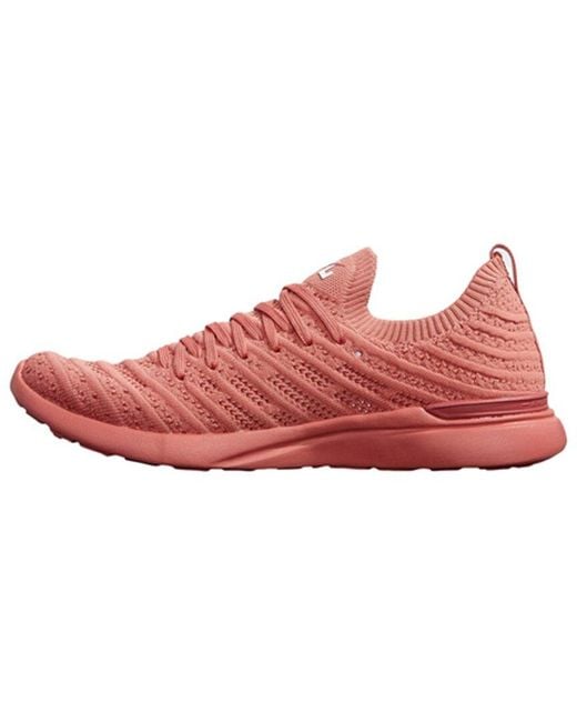 Athletic Propulsion Labs Pink Athletic Propulsion Labs Techloom Wave Sneaker for men