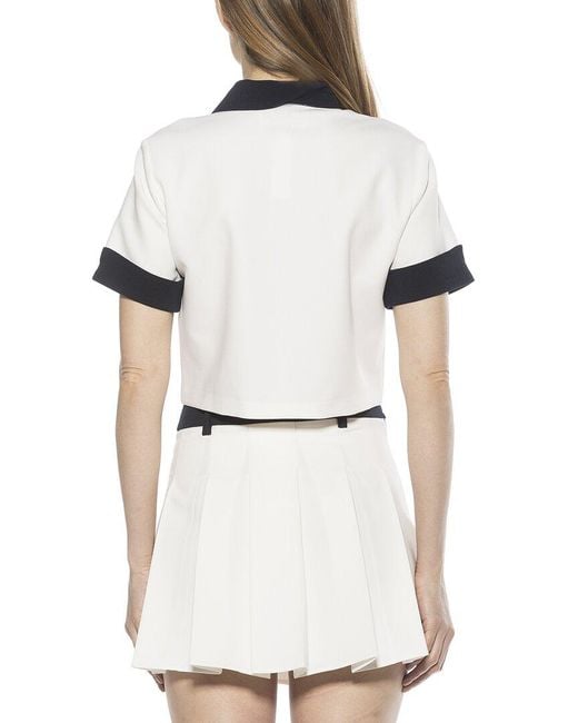 Alexia Admor White Emery Top