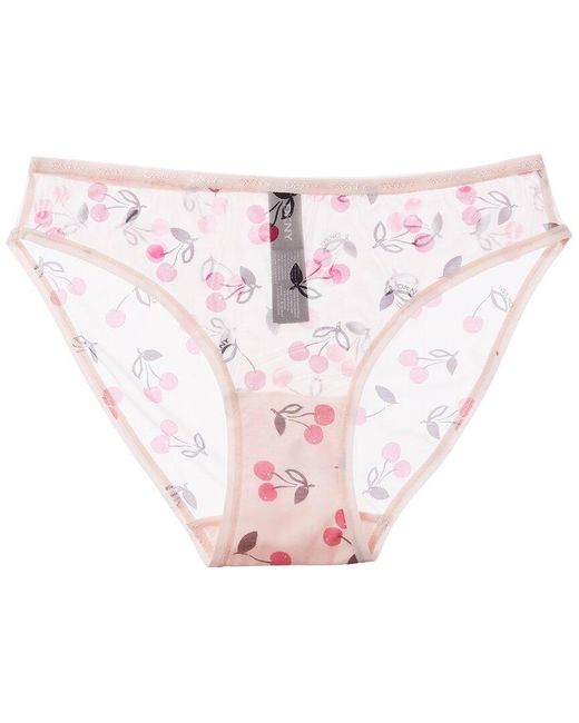 DKNY Synthetic Mesh Bikini in Pink Lyst