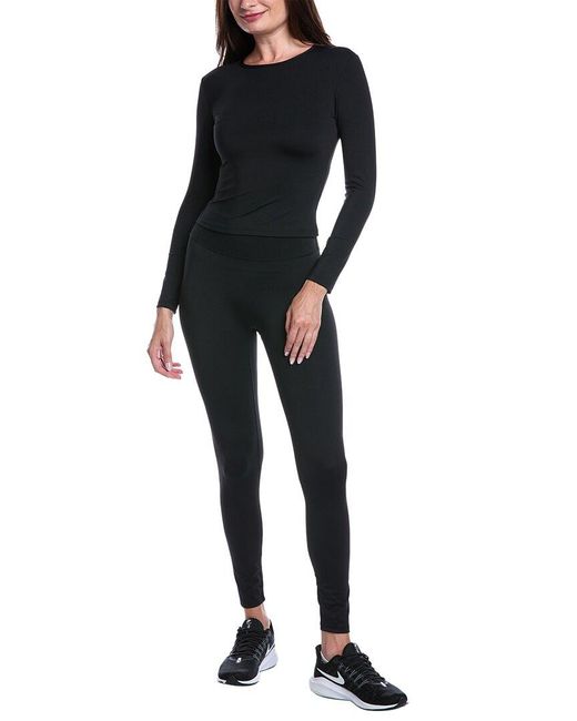 Marion Black 2Pc Top & Legging Set