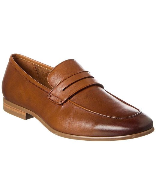 Kenneth Cole Brown Reflex Leather Loafer for men