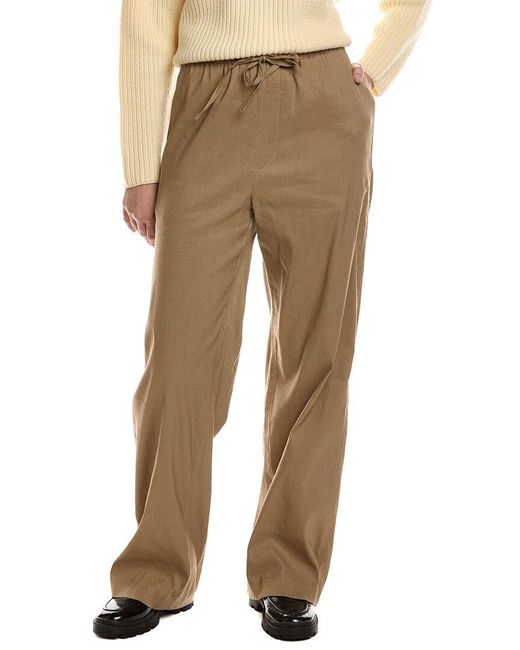 Rag & Bone Natural Logan Linen-Blend Beach Pant