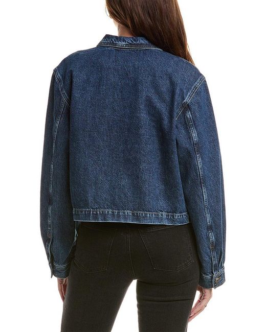FRAME Blue Frame The Patch Pocket Jacket