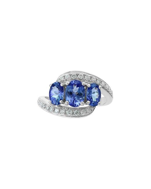 Effy Blue 14k 1.74 Ct. Tw. Diamond & Tanzanite Ring