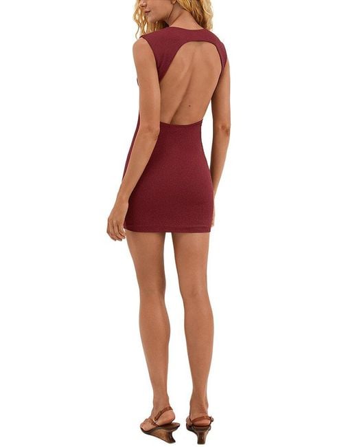 ViX Red Pina Mini Dress