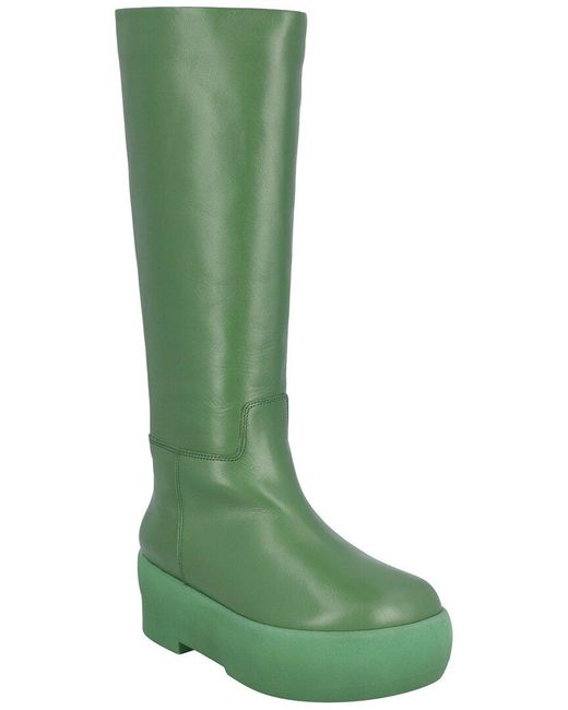 Gia Borghini Green X Pernille Teisbaek Gia16 Leather Boot