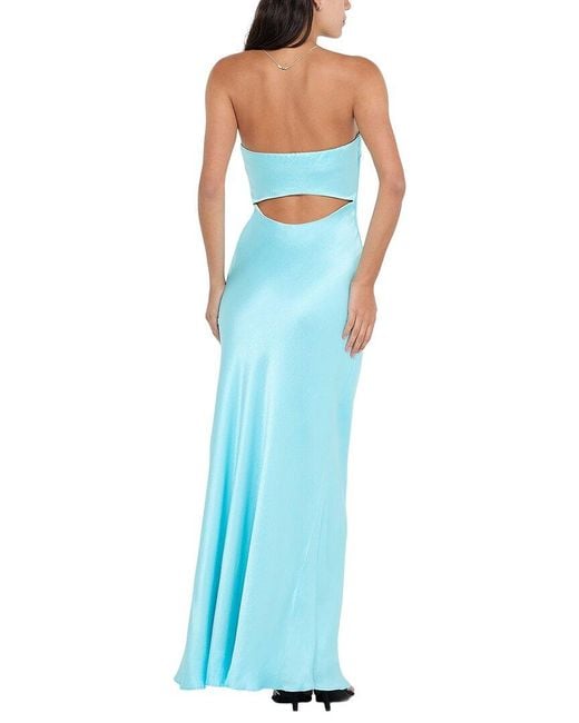 Bec & Bridge Blue Cinder Maxi Dress