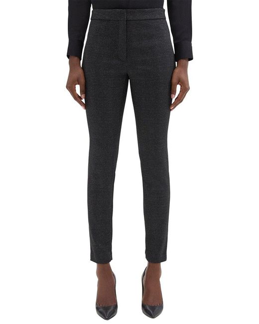 Theory Black Ponte Zip Pant